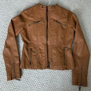 Jou Jou faux leather jacket